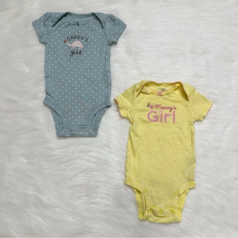0-3 Months Baby Girl Summer Clothes LOT
